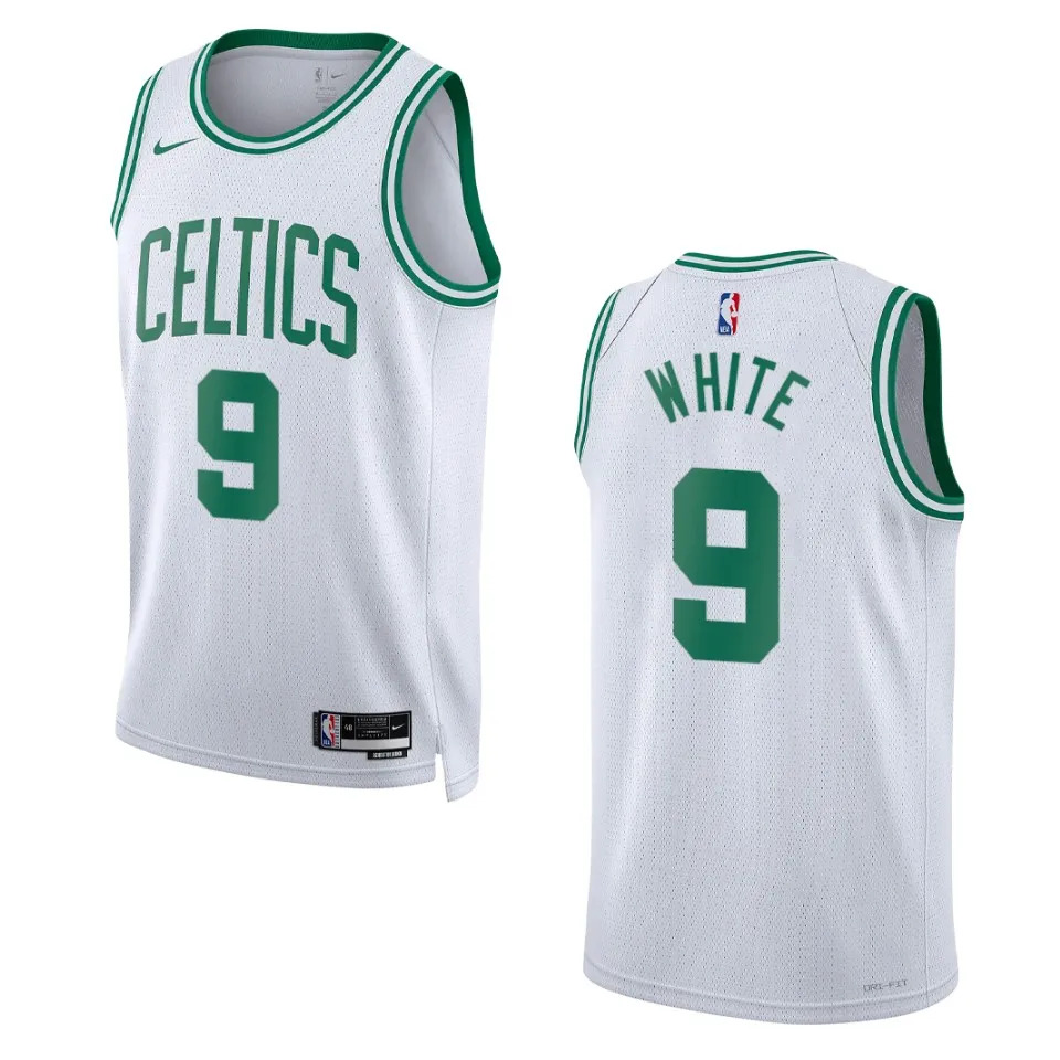 Men's Boston Celtics Derrick White #9 Association Edition White Swingman 2022-23 Jersey 2401YTVY